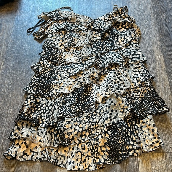 Rachael Zoe Spaghetti strap ruffle dress size 4 - Picture 6 of 11